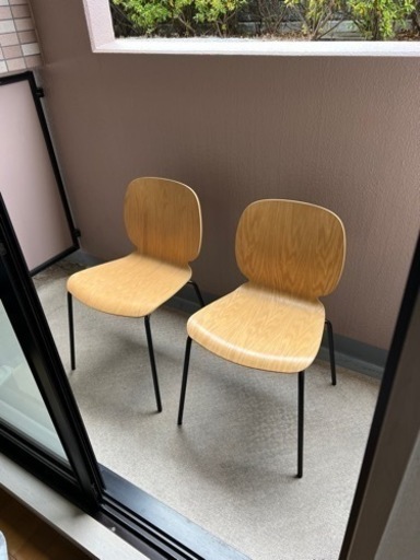 【2月8日まで】IKEA BRORINGE 2脚セット
