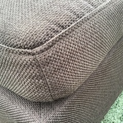 中古　布張り　スツール　ブラウンの画像