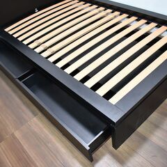 【ヤ取終了9/29】≪y532≫Cassina ixc/カッシーナイクスシー DIMA/ディーマ セミダブル ベッドフレーム 引出し付き イタリア 50108-01の画像