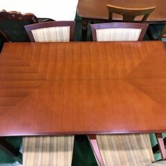 【愛品館八千代店】カンディハウスダイニング5点セット②