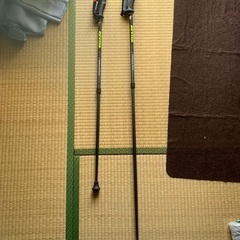 ストックウォーキング用ストック(赤、黒まとめて)