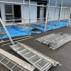 カチコミ足場cタイプ一棟分の画像