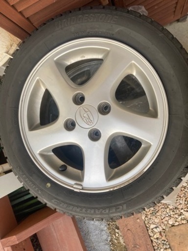 取引終了　スタッドレスタイヤ　アルミホイール155/65 R14