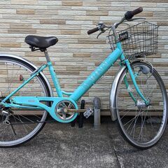 中古自転車 6段変速 27インチ （LEDオートライト） 軽整備...