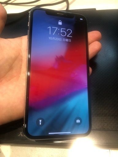 iphoneX 10 アイフォン　256GB ホワイト白
