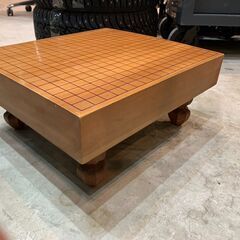 碁盤 厚み約80mm 骨董 囲碁 将棋 碁笥 娯楽 趣味 碁石 USED 中古 リサイクルショップ札幌　買取本舗　西野店の画像