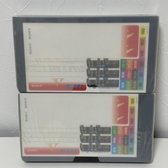 【未開封】VHS 120分 ビデオテープ 2本の画像