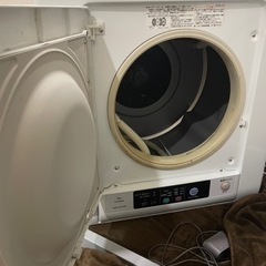 ジャンク】衣類乾燥機 専用台付き HITACHI DE-N60WV