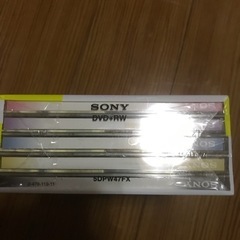 SONY D V D  ➕　 R w  未使用品　の画像