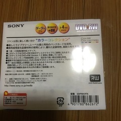 SONY D V D  ➕　 R w  未使用品　の画像