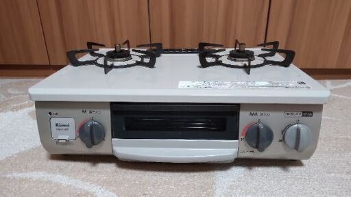 【取引成立】リンナイ　グリル付　ガステーブル　KG34NBER
