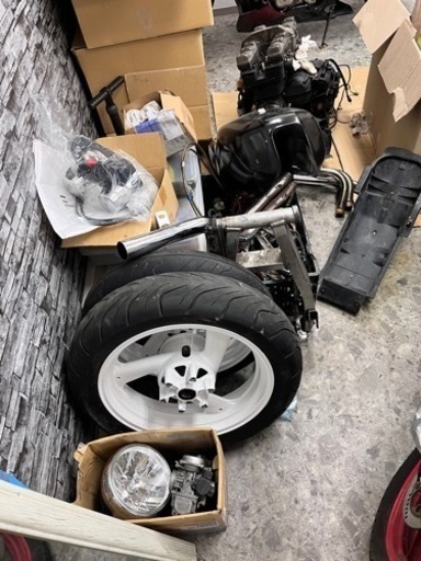xjr400 全バラ　組み立てベース