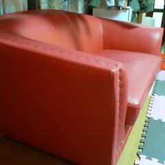 ピンクのソファー もう一台も記載中 値下げしましたの画像