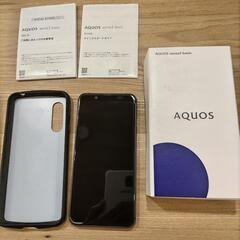 【値下げ】美品 AQUOS sense3 basic ブラックの画像