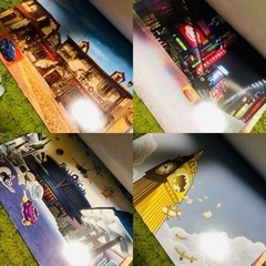 カーズ＆プレーンズ好きのお子様に💖コストコ購入A3サイズ特大シール帳📝シール貼り済みもあり✨遊び心たっぷり！中古品でも楽しく使える♪の画像