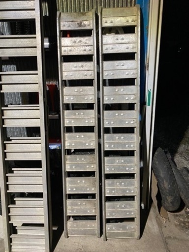 アルミラダーレール　ラダー　バイク積み込み