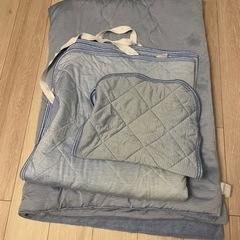 【0円】Nクール3点セット(敷きパッド、ひんやりケット、枕カバー)1