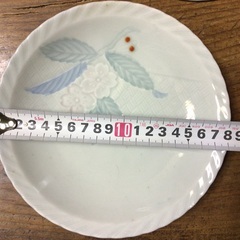 レトロな和皿(5枚)の画像