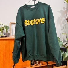 ビッグシルエット イラストバックプリント / 刺繍ロゴ プルオーバースウェット【ILL’S】の画像