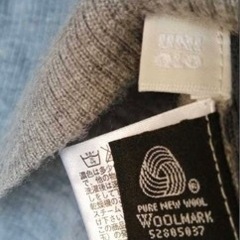 ユニクロ エクストラファインメリノ リブタートルネックセーター（長袖）XL グレーの画像