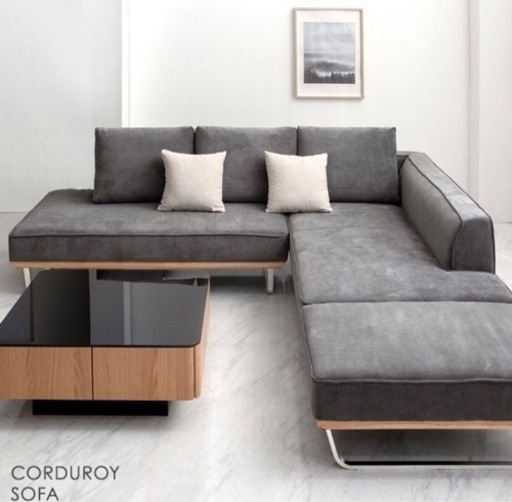 ソファ　4人掛け　シンプルモダン