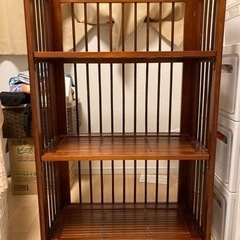 アジアン　折りたたみラック