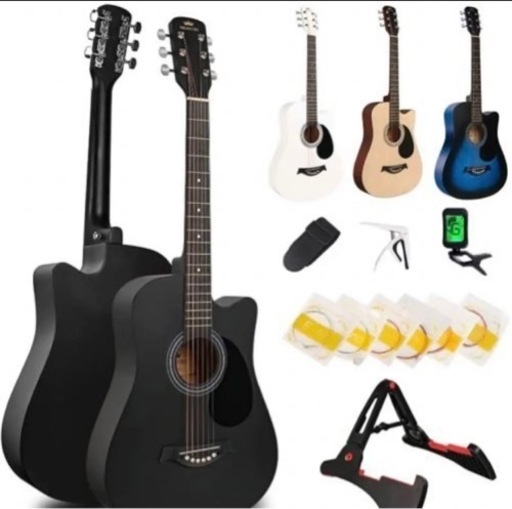 【新品】アコースティックギター 15点セット ギター38インチ 初心者入門