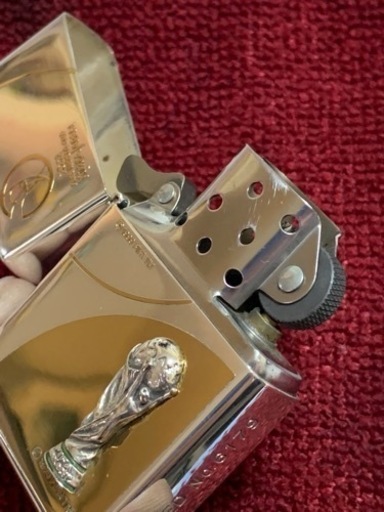 激レア　ZIPPO ジッポー 日韓W杯 FIFA WORLD CUP 記念モデル シリアル番号入り