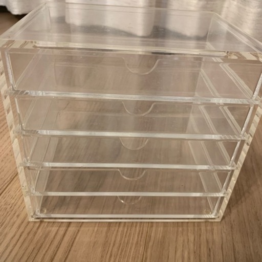 無印良品　アクリル　5段　引き出し　ケース
