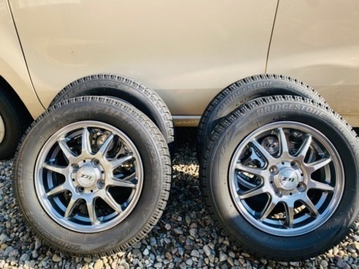 スタッドレスタイヤ ホイルセット /ブリヂストン 155/65R13