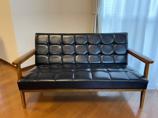 カリモク　Kチェア2シーター