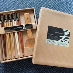 ちゃんこダイニング若　箸しゃもじセットの画像