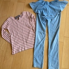 size130カットソー&レギンス