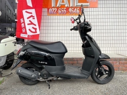 ★6万円　レッツ　スズキ　2016年モデル　セル1 実働車　原付　スクーター　4サイクル　インジェクション