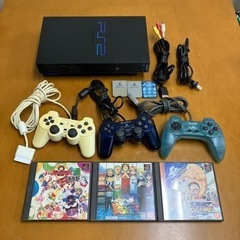 【決まりました！】PS2本体＋PS1ゲーム セットで！（訳あり品）の画像