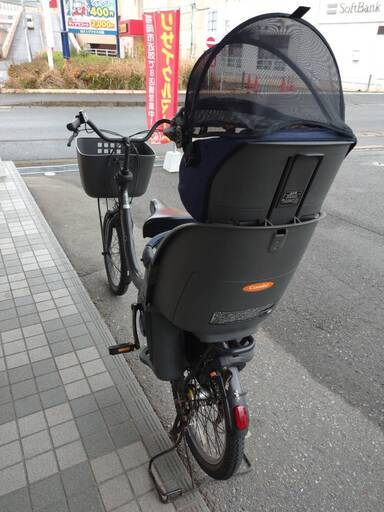 【Panasonic　Gyutto　パナソニック　ギュット　20インチ　子供乗せ　電動アシスト自転車　日よけカバ―付き】