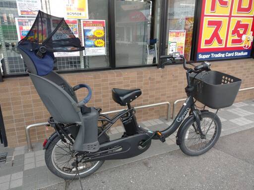【Panasonic　Gyutto　パナソニック　ギュット　20インチ　子供乗せ　電動アシスト自転車　日よけカバ―付き】