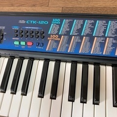 ＊お取引き確定＊【あげます】キーボード CASIO CTK-120 鍵盤の画像