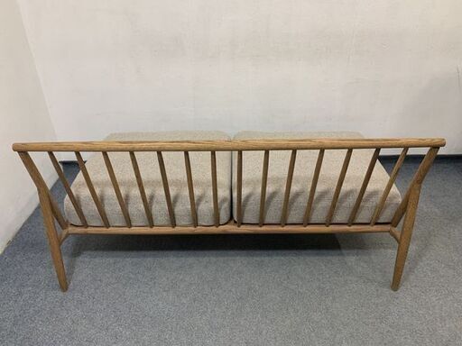モモナチュラル/momo natural クラウドソファ 2人掛け スモールフェザー シンプル ナチュラル 中古家具 店頭引取歓迎 R