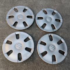 中古★傷んでいますが・・〖スズキ純正〗～ホイールカバー （４枚セット）