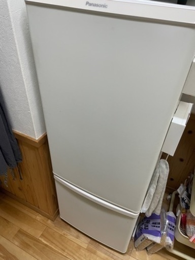 パナソニック 冷蔵庫 2ドア 168L 自動霜取り マットバニラホワイト NR-B17FW-W