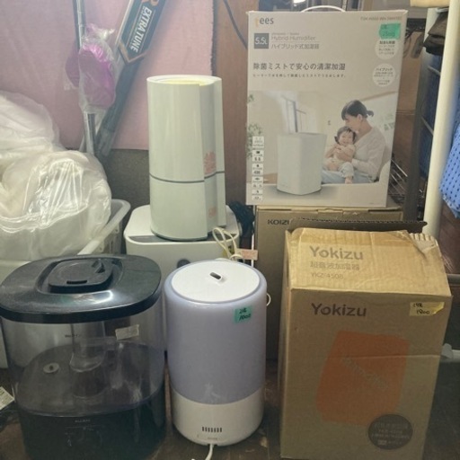 加湿器　多数あります