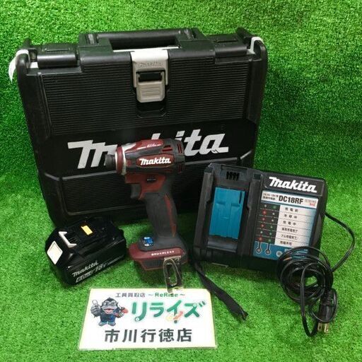 マキタ TD172DRG 充電式 インパクトドライバー 18V 赤 バッテリー1個付【市川行徳店】【店頭取引限定】【中古】管理番号：ITS6WE91QZ2K