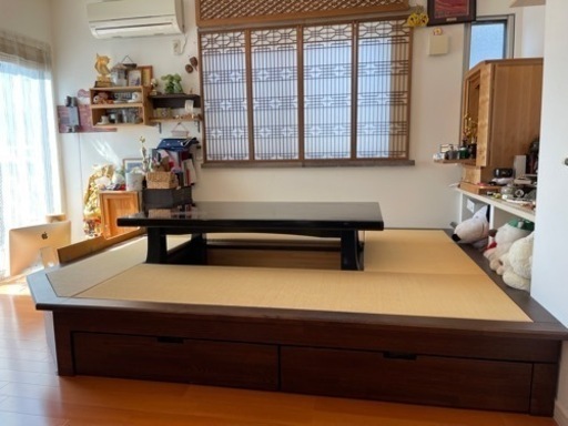 飛騨家具　畳収納ユニット小上がり4畳　オリジナルカスタマイズ超美品です！ 110,000円