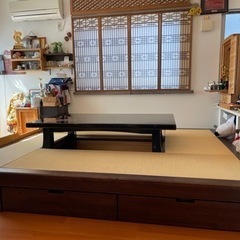 飛騨家具　畳収納ユニット小上がり4畳　オリジナルカスタマイズ超美...