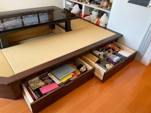 飛騨家具　畳収納ユニット小上がり4畳　オリジナルカスタマイズ超美品です！