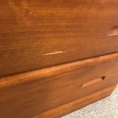 昭和レトロ　4段ローチェスト　ベビータンス　整理タンスの画像