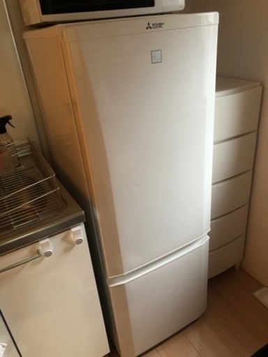 【美品】三菱冷蔵庫 白　引き取りのみ