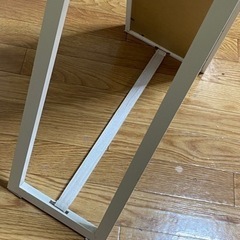 スタンドミラー　ニトリ　ホワイトの画像