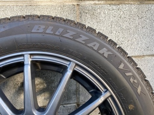 【お取引決定しました】155/65R14 スタッドレスタイヤ&ホイール4本セット